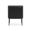 Afvalemmer Brabantia 316203 34L rechthoekig staal zwart