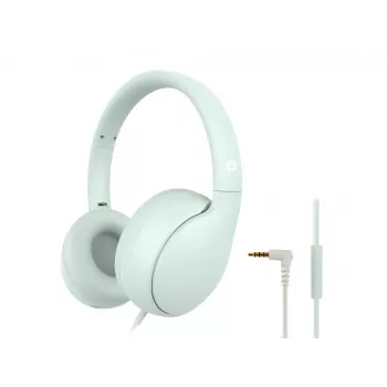 CONCEPTRONIC kinderkabelkoptelefoon PARRIS04GT — 3,5 mm, omsluitend, 20–20000 Hz, 1,6 m kabel, lichtgroen