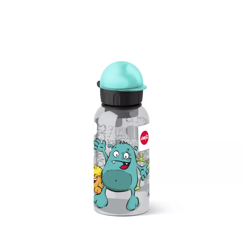 EMSA 518138 Kids Set Monster, 0,4 l drinkfles met lunchbox, turquoise