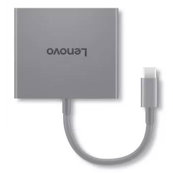 Lenovo GX91R64790 Laptop-dockingstation/poortreplicator bedraad USB 3.2 Gen 1 (3.1 Gen 1) Type-C grijs