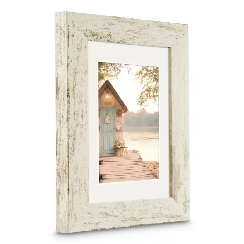 Hama Cottage enkele fotolijst, Old White, 13 x 18 cm (00193344)