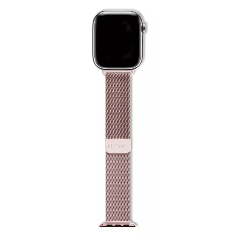 Decoded trekband voor smartwatch, roestvrij staal roségoud, enkele verpakking