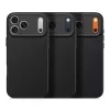Decoded siliconen achterkant voor Apple iPhone 17 Pro Max — compatibel met 6,9 inch (17,5 cm), zwart, microvezel/PU