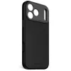 Decoded siliconen achterkant voor Apple iPhone 17 Pro Max — compatibel met 6,9 inch (17,5 cm), zwart, microvezel/PU