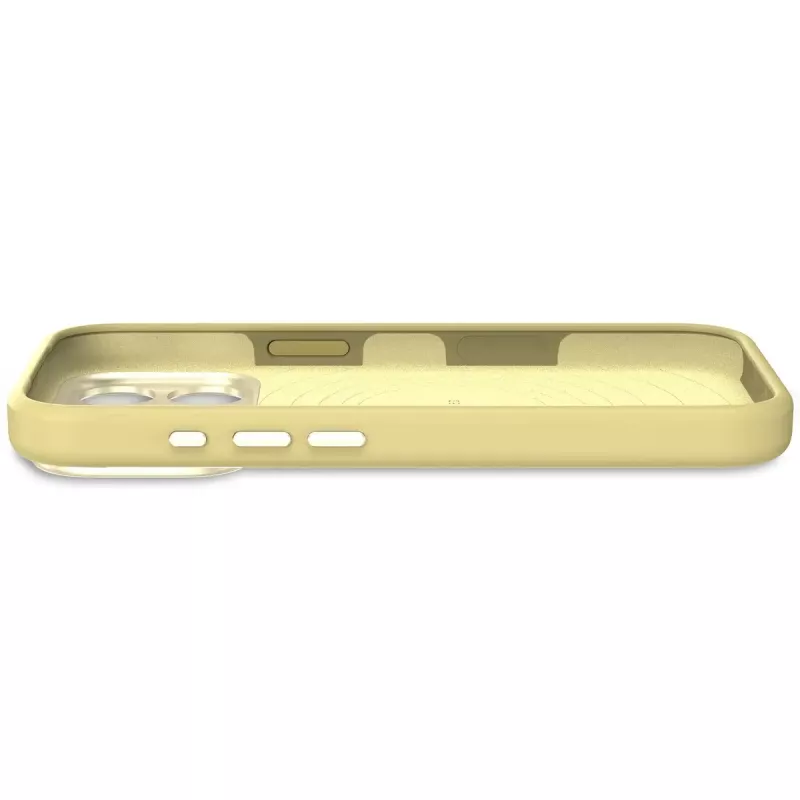 Decoded siliconen achterkant voor Apple iPhone 17 Pro Max, compatibel met 6,9 inch (17,5 cm) schermen, geel