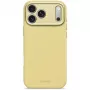 Decoded siliconen achterkant voor Apple iPhone 17 Pro Max, compatibel met 6,9 inch (17,5 cm) schermen, geel