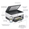 HP Smart Tank printer, thermische inkjet, kleurendruk, 4800 x 1200 DPI, A4, direct printen, grijs