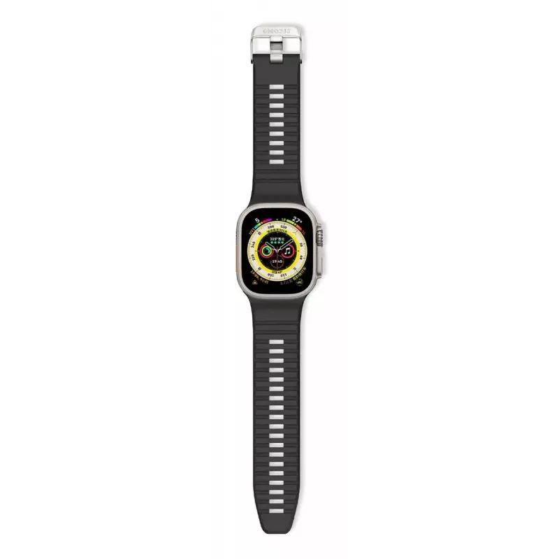 Strap Decoded Ultra Traction Strap voor smartwatch, zwart, siliconen, 1 stuks