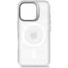 Telefoonhoesje Decoded Clear Case voor iPhone 16 Pro, polycarbonaat, transparant wit, geschikt voor 6,3 inch (16 cm)