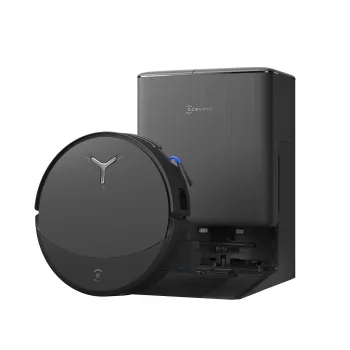 Robotstofzuiger Ecovacs DEEBOT T90 PRO OMNI — zakloze 0,25 L stofbak, 350 min. looptijd, Li‑Ion 4000 mAh, zwart