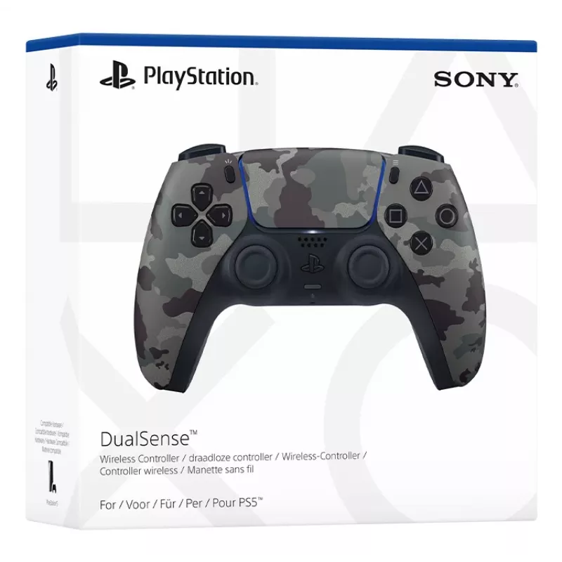 Gamepad Sony DualSense v3 Camouflage – Bluetooth/USB, PS5, ingebouwde accu, USB‑C, 160×106×66 mm