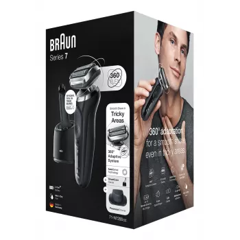 Braun Series 7 71-N7200cc foliescheerapparaat trimmer zwart