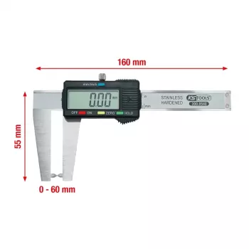 Schuifmaat KS Tools 300.0540 gewicht 130 g