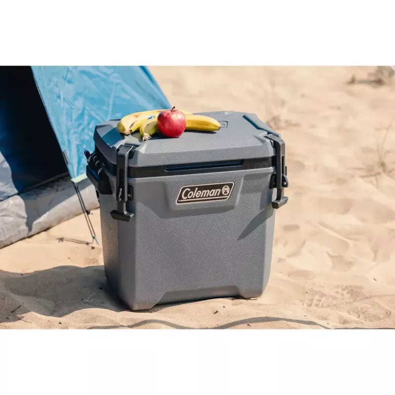 Koelbox COLEMAN Convoy 28 QT, 29 L inhoud, polyurethaan isolatie, grijs