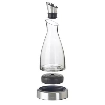 EMSA 505219 Karaf/Kan/Fles 1 L RVS, transparant
