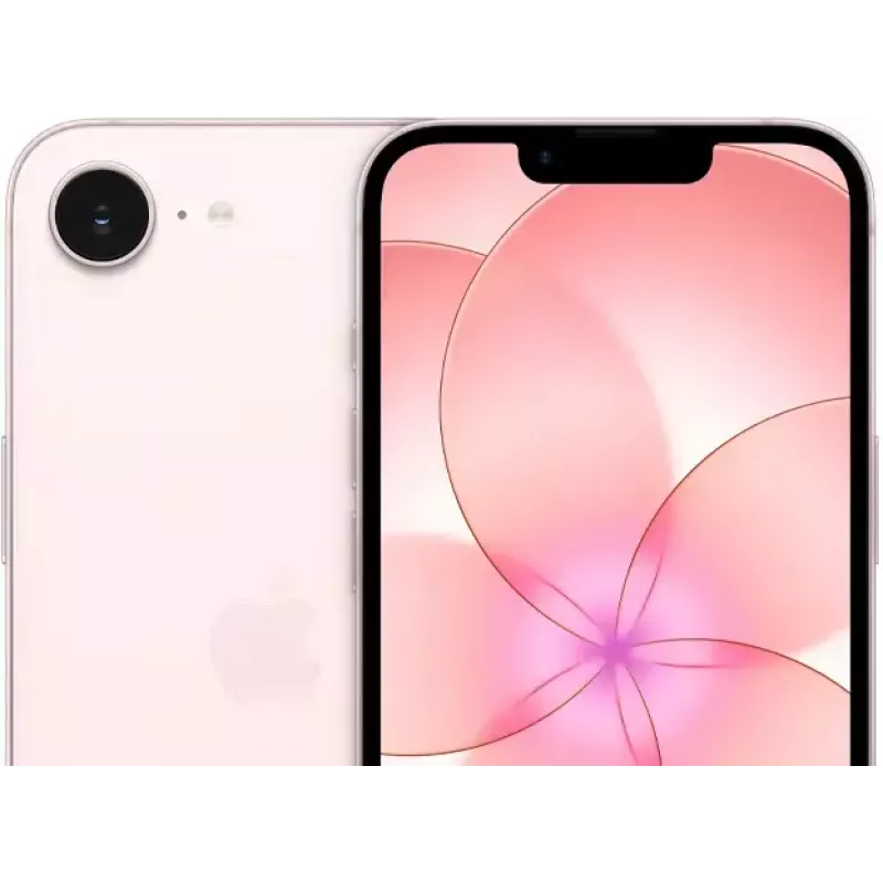 Smartphone Apple iPhone 17e, A19 processor, 256 GB, 6,1 inch (15,5 cm) display, 48 MP achtercamera, Dual SIM, zwart