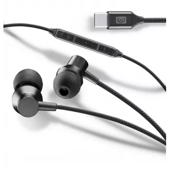 Cellularline SPARROW stereo in-ear-koptelefoon met microfoon en afstandsbediening