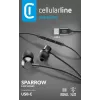 Cellularline SPARROW stereo in-ear-koptelefoon met microfoon en afstandsbediening