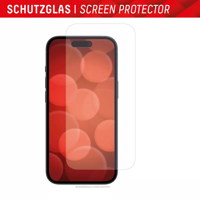 Displex Screen Protector + Case voor Apple iPhone 15 Pro Max, Eco montageframe, krasvast