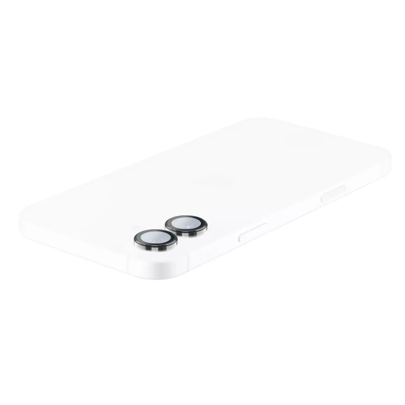 Cellularline camera-lensring - iPhone 16/16 Plus gehard glas voor camerabescherming