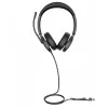 Headset Yealink UH48 Dual Teams USB-C/A bekabeld 20-20000 Hz zwart