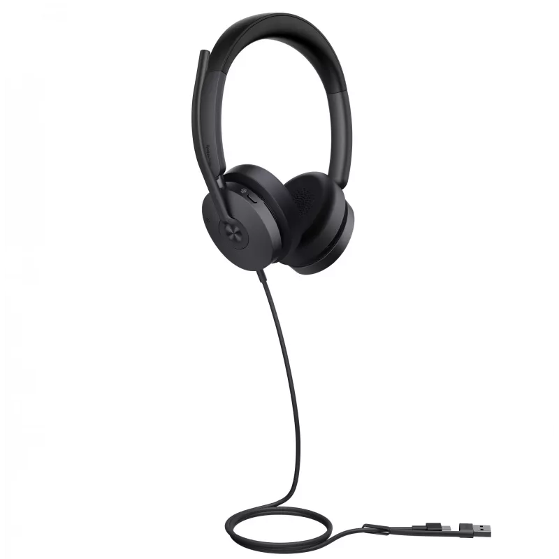 Headset Yealink UH48 Dual Teams USB-C/A bekabeld 20-20000 Hz zwart