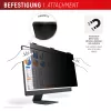 Displex PRIVACY SAFE afneembare 2-weg kijkbeschermingsfilter voor desktopmonitor 24'' (16:9)