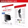 Displex PRIVACY SAFE afneembare 2-weg kijkbeschermingsfilter voor desktopmonitor 24'' (16:9)