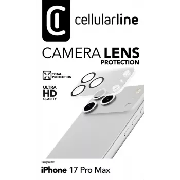 Cellularline cameraobjectief - bescherming voor de camera van de iPhone 17 Pro Max