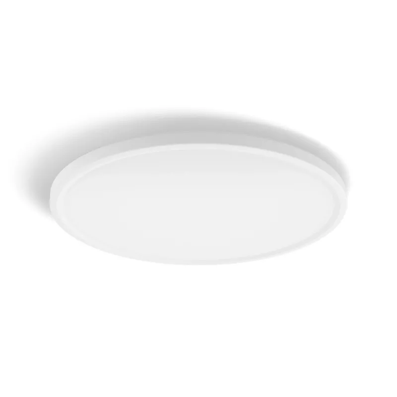 Plafondlamp Philips Hue Devote slank plafondlamp M, rond LED 23W, wit, Ø42,1 cm, universele toepassing