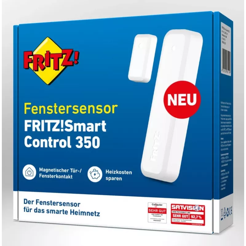 FRITZ Smart Control 350 deur-/raamsensor draadloos deur/raam wit