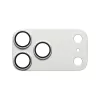 PanzerGlass Fender camerabescherming voor iPhone 17 Pro Max — siliconen, zilver, kras- en stootvast