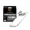 PanzerGlass Fender camerabescherming voor iPhone 17 Pro Max — siliconen, zilver, kras- en stootvast