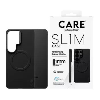 Beschermhoes PanzerGlass CARE SL1M voor Samsung Galaxy S26 Ultra, zwart