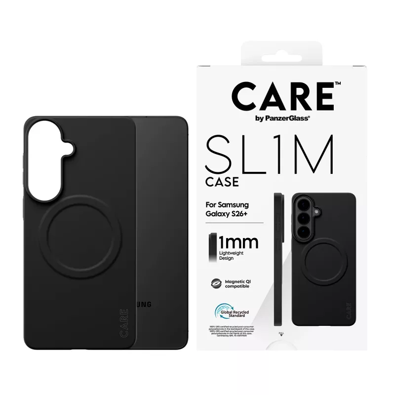 Beschermhoes PanzerGlass CARE SL1M voor Samsung Galaxy S26+ in zwart (CR06231)