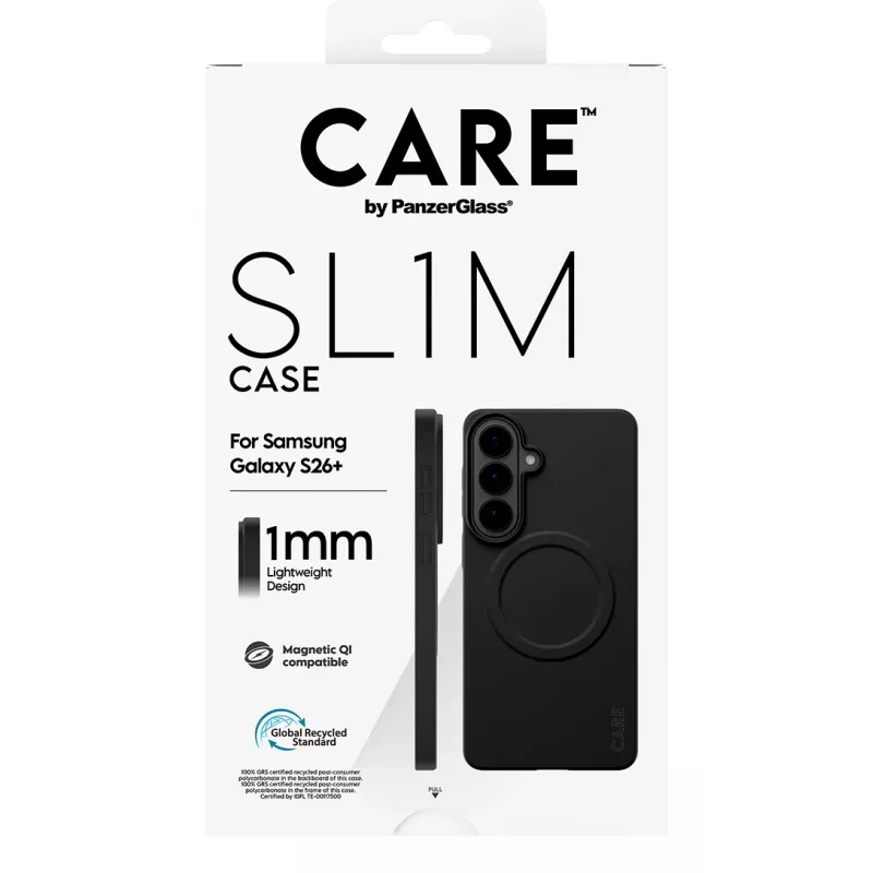 Beschermhoes PanzerGlass CARE SL1M voor Samsung Galaxy S26+ in zwart (CR06231)