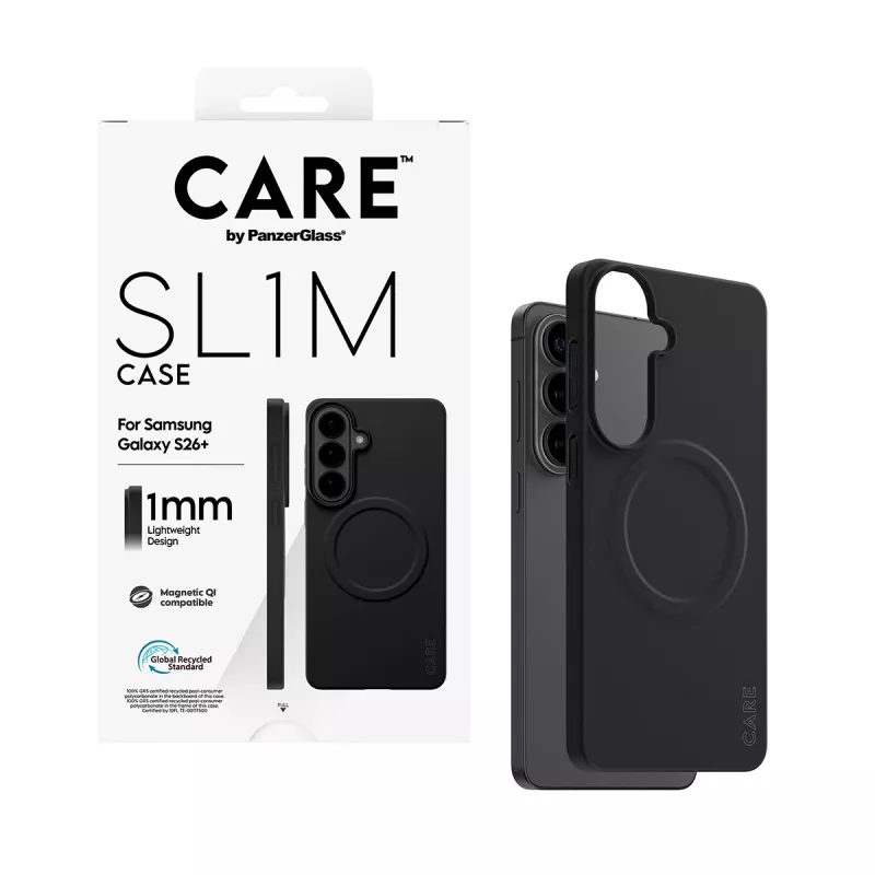 Beschermhoes PanzerGlass CARE SL1M voor Samsung Galaxy S26+ in zwart (CR06231)