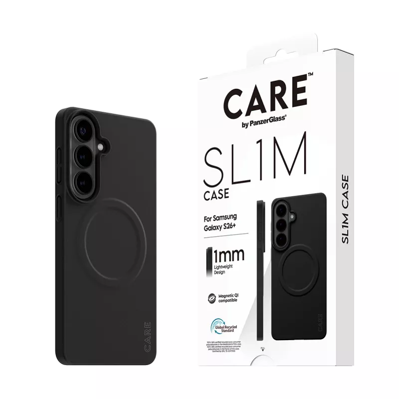 Beschermhoes PanzerGlass CARE SL1M voor Samsung Galaxy S26+ in zwart (CR06231)
