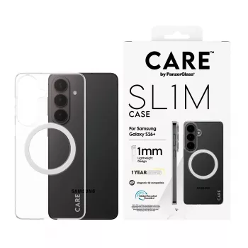PanzerGlass CARE™ SL1M transparante beschermhoes met Qi voor Samsung Galaxy S26+ (6,7 inch)