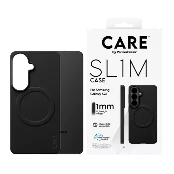 Beschermhoes PanzerGlass CARE SL1M voor Samsung Galaxy S26, zwart