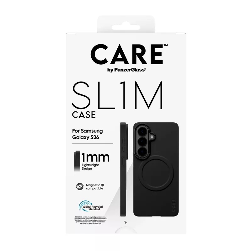 Beschermhoes PanzerGlass CARE SL1M voor Samsung Galaxy S26, zwart