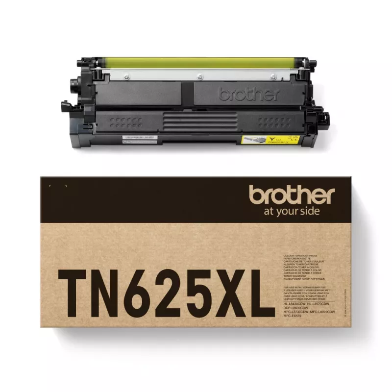 Brother TN-625XLY tonercartridge, geel
