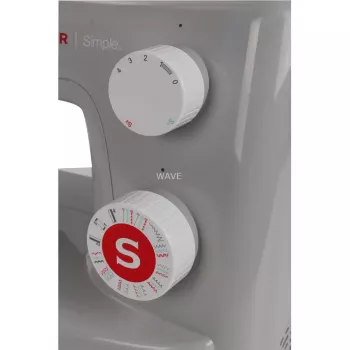 Mechanische naaimachine SINGER Simple 3223 — lichtgrijs