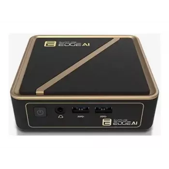 Mini-pc-barebone Sapphire EDGE AI 340 met DDR5-geheugenondersteuning en HDMI-uitgang