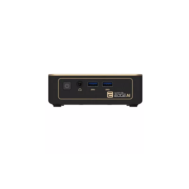 Mini-pc-barebone Sapphire EDGE AI 340 met DDR5-geheugenondersteuning en HDMI-uitgang