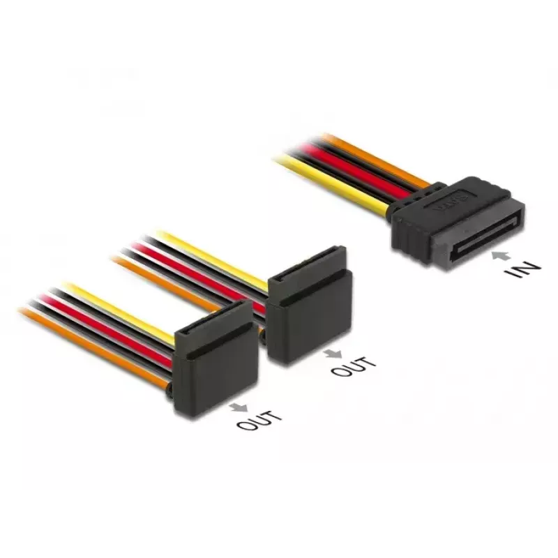 Interne stroomkabel DeLOCK 60170 0,15 m