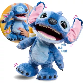 Just Play Disney Stitch - Ultimate Stitch, figuur, 3 jaar, interactief, met geluid, AA, batterijen inbegrepen