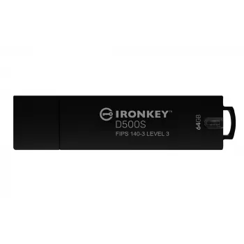 USB-flashdrive Kingston Technology IronKey 64GB D500S FIPS 140-3 AES-256