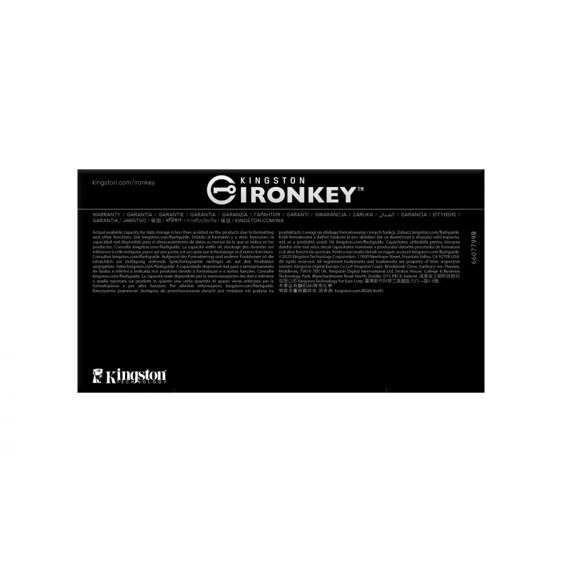 USB-flashdrive Kingston Technology IronKey 64GB D500S FIPS 140-3 AES-256