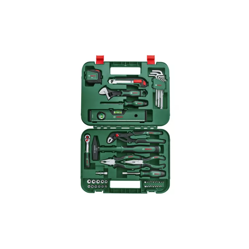 Gereedschapsset Bosch Advanced 52-delig — Bosch 52-delige Advanced-handgereedschapsset